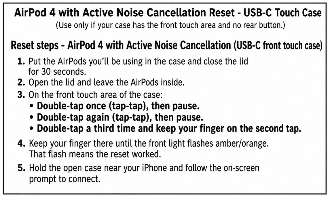 Airpod 4 Setup Guide
