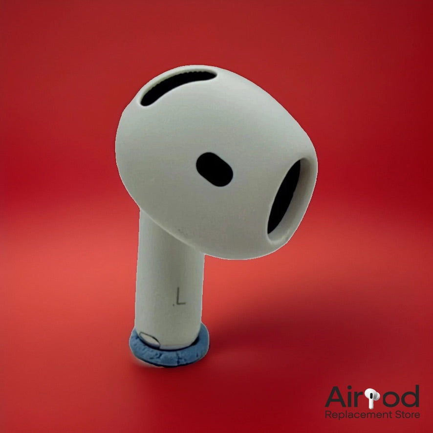 Apple AirPods 4 with Active Noise Cancellation left AirPod A3056 front view