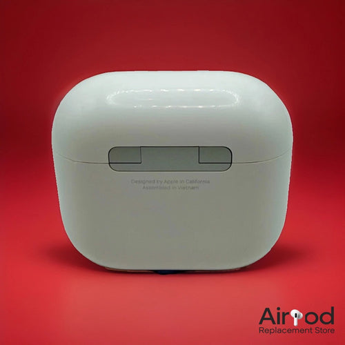 Apple AirPods 4 with Active Noise Cancellation wireless charging case A3059 back view