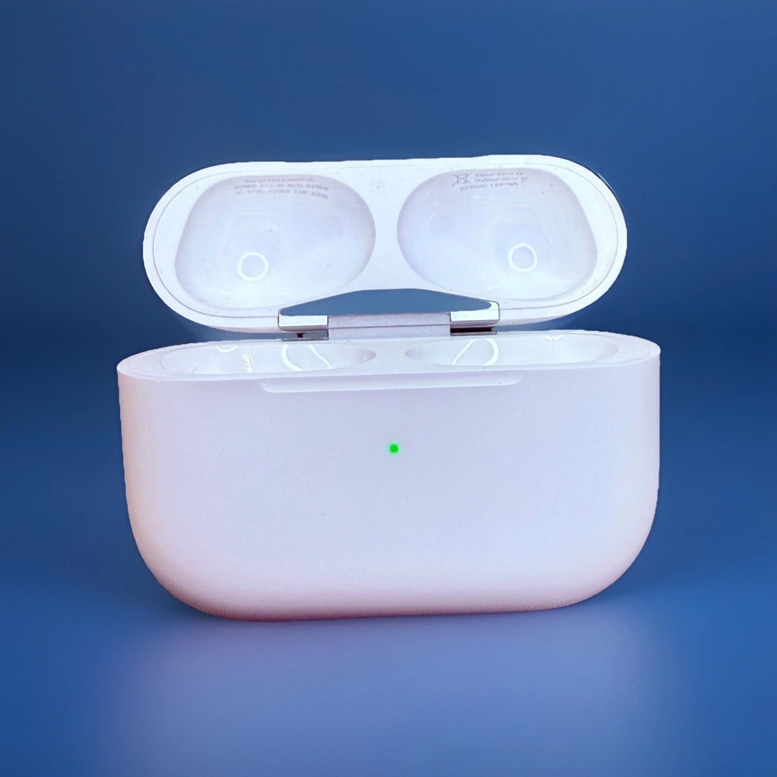Apple AirPods Pro 2 USB-C charging case A2968 open front view